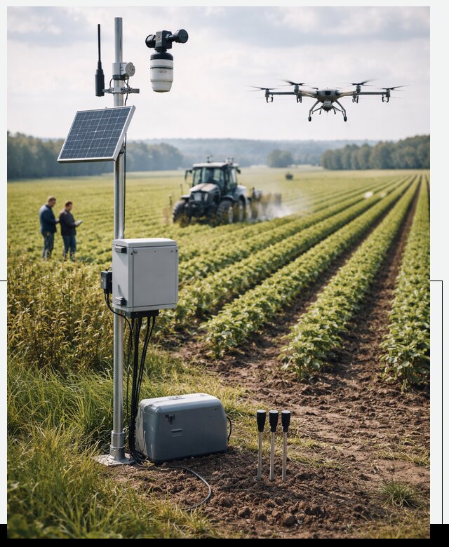 Разработка IoT мониторинга полей в Майкопе от 8593 р. | АвикейМкп